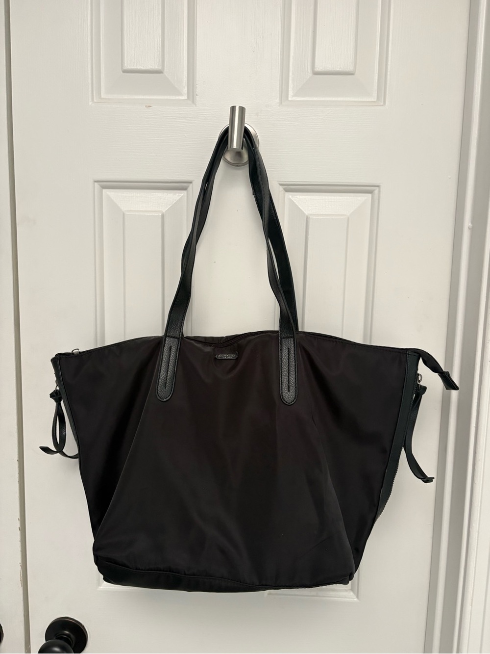 Botkier Black Nylon Tote with Dual Shoulder Straps